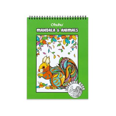 Ohuhu ΒΙΒΛΙΟ ΖΩΓΡΑΦΙΚΗΣ  Mandala &amp; Animals