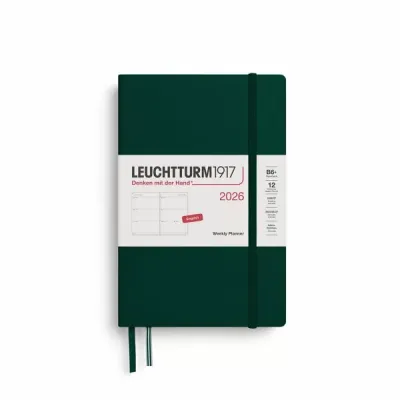 LEUCHTTURM WEEKLY PLANNER 2026 B6 HC 12 MONTHS