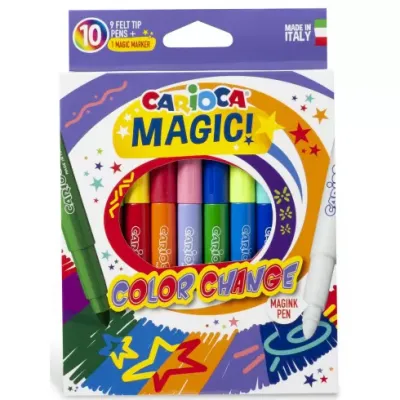 CARIOCA ΜΑΡΚΑΔΟΡΟΙ 9+1 ΧΡΩΜΑΤΑ JUMBO MAGIC