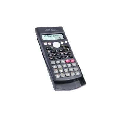 DELI ΑΡΙΘΜΟΜΗΧΑΝΗ ΜΠΑΤΑΡΙΑΣ 240 ΛΕΙΤΟΥΡΓΙΕΣ 16.2x8.4x1.9cm CORE ΜΑΥΡΗ