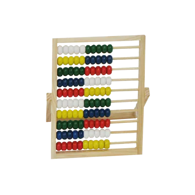 ΑΡΙΘΜΗΤΗΡΙΟ 100 ΜΠΙΛΙΕΣ ΞΥΛΙΝΟ 14x18.5cm