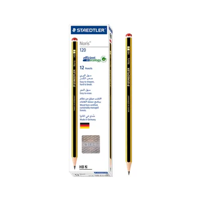 STAEDTLER ΜΟΛΥΒΙ ΜΕ ΓΟΜΑ NORIS 122 ΗΒ 12 ΤΕΜΑΧΙΑ