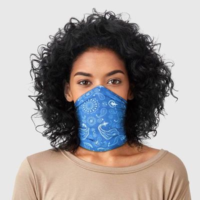 Μπαντάνα / Μάσκα Προσώπου Puckator Blue Patterned 23x46cm Μπλε BAND08
