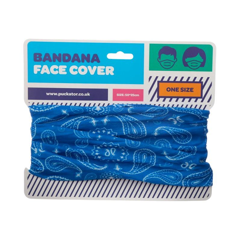 Μπαντάνα / Μάσκα Προσώπου Puckator Blue Patterned 23x46cm Μπλε BAND08