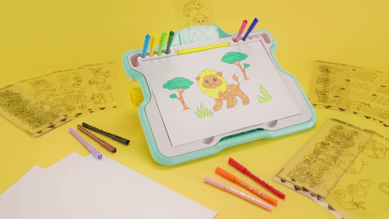 Φωτιζόμενη μηχανή σχεδίασης Lumi Board + 10 δωρεάν μαγικούς μαρκαδόρους