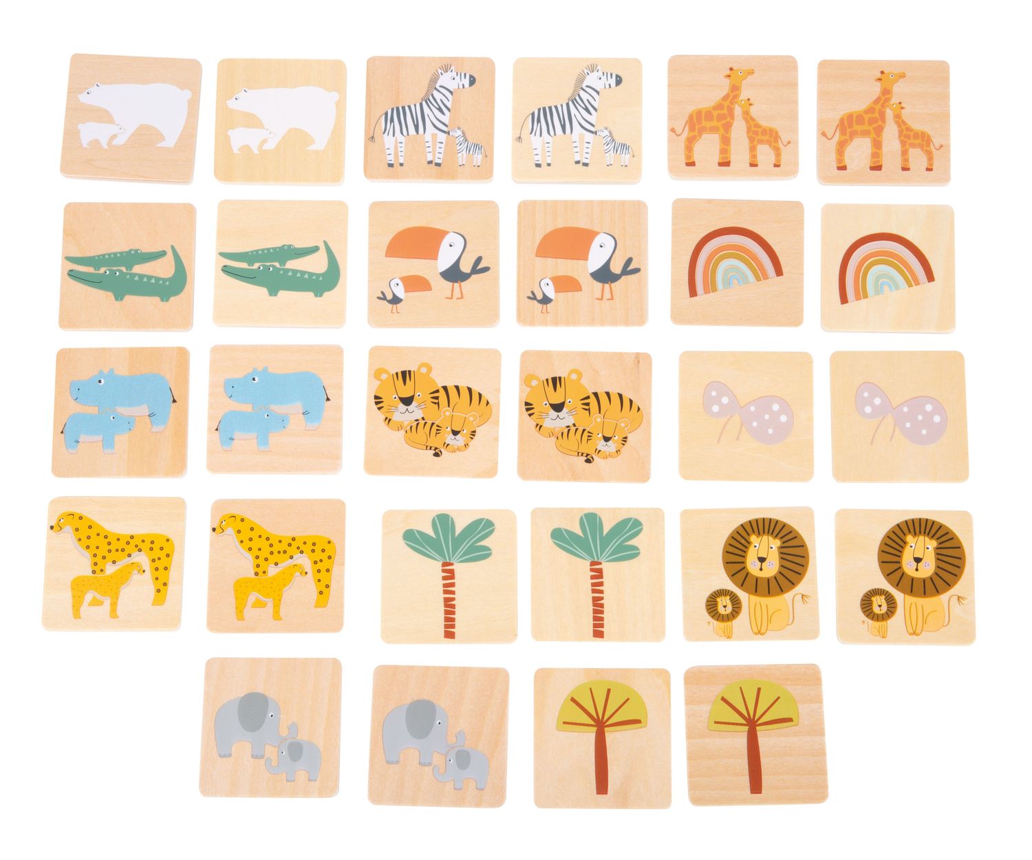 Παιχνίδι μνήμης "Σαφάρι"