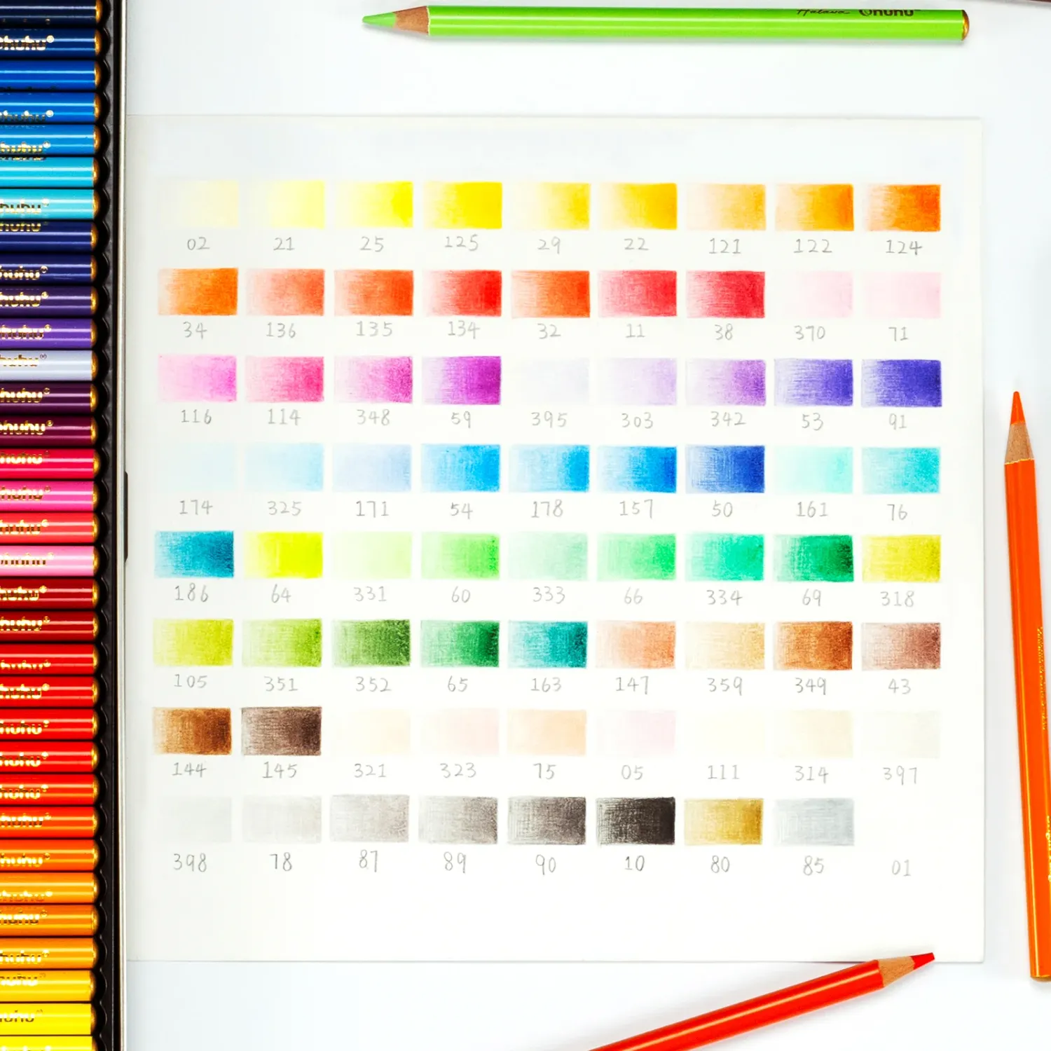 Ohuhu Halawa Series Σετ 72 Oil-based Ξυλομπογιές