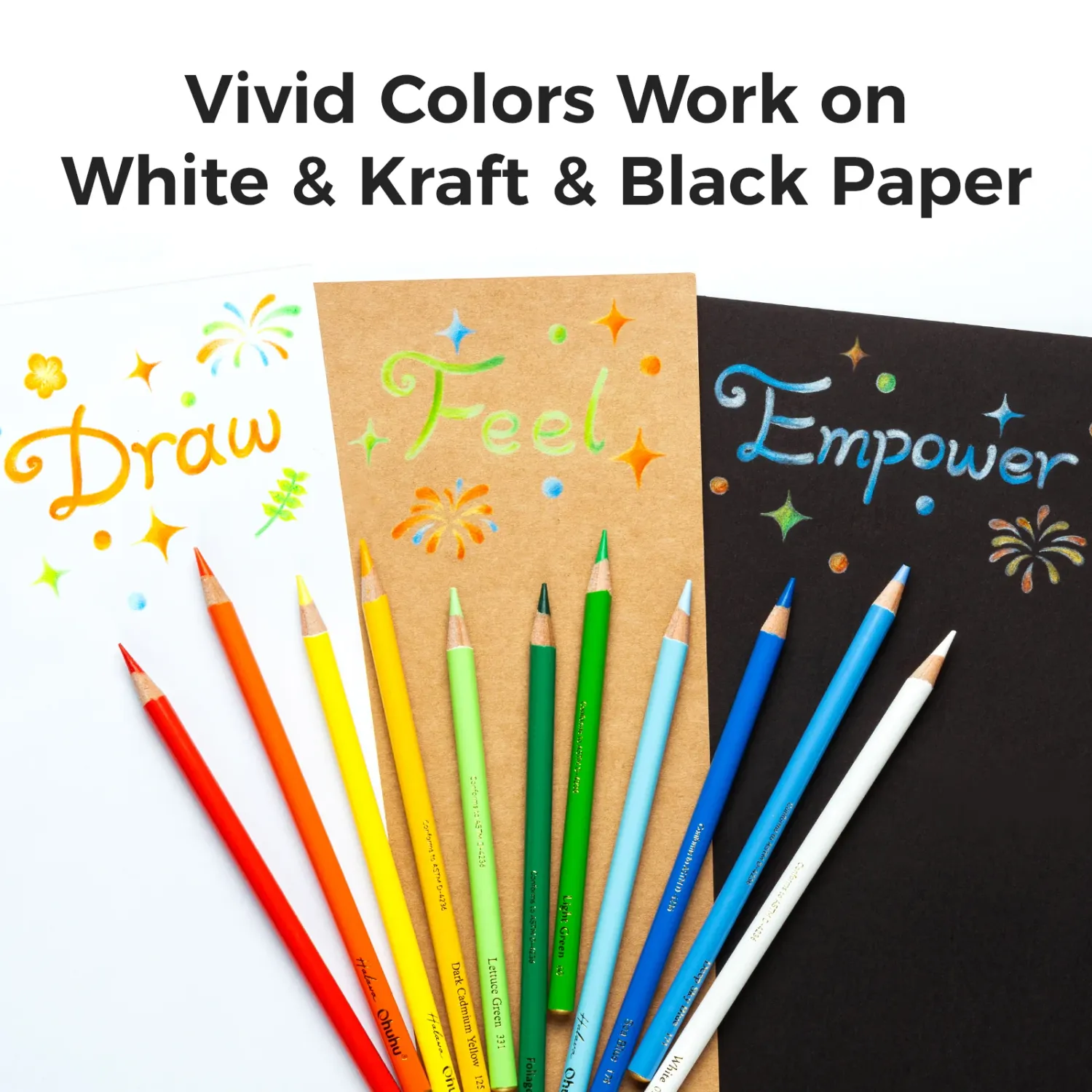 Ohuhu Halawa Series Σετ 72 Oil-based Ξυλομπογιές