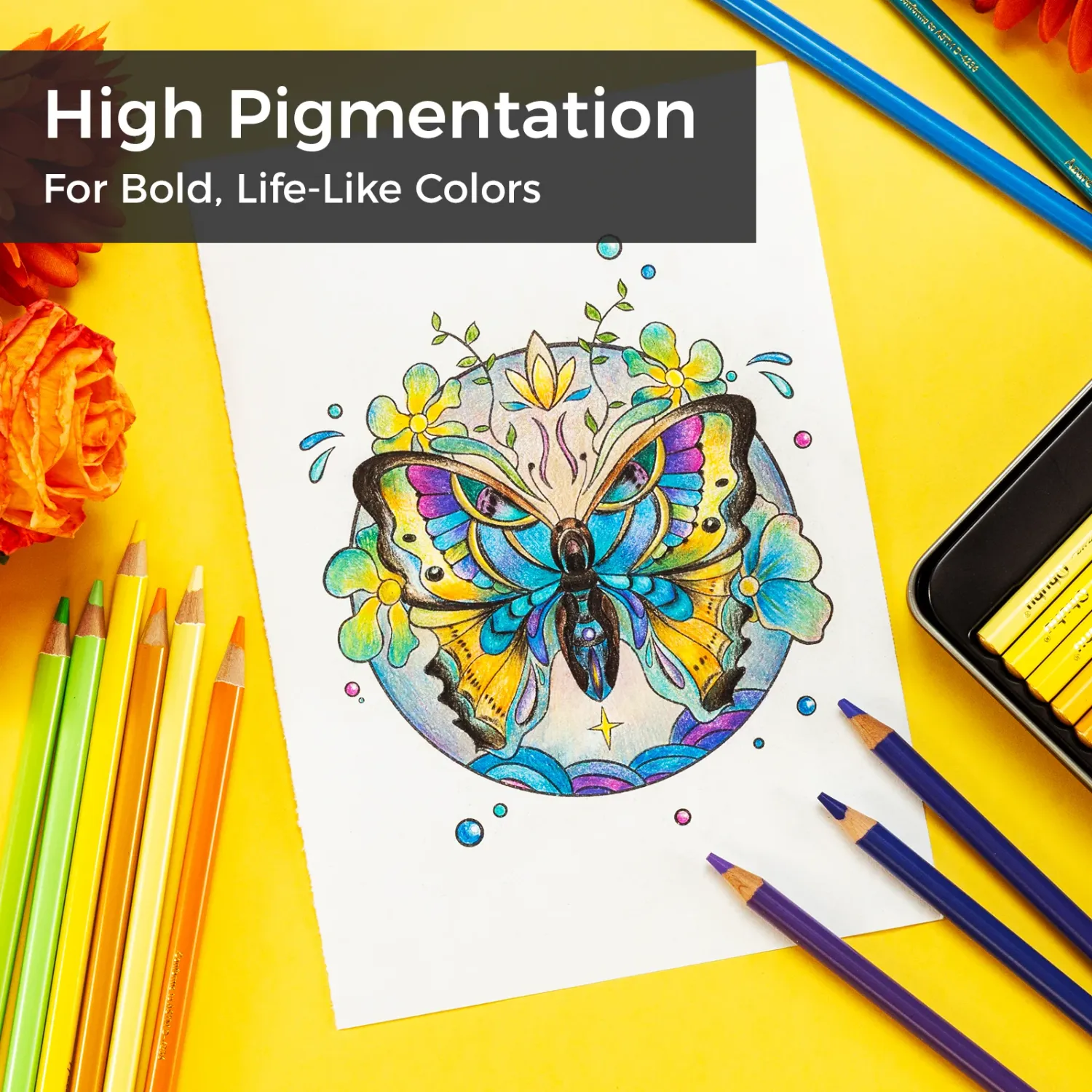 Ohuhu Halawa Series Σετ 72 Oil-based Ξυλομπογιές