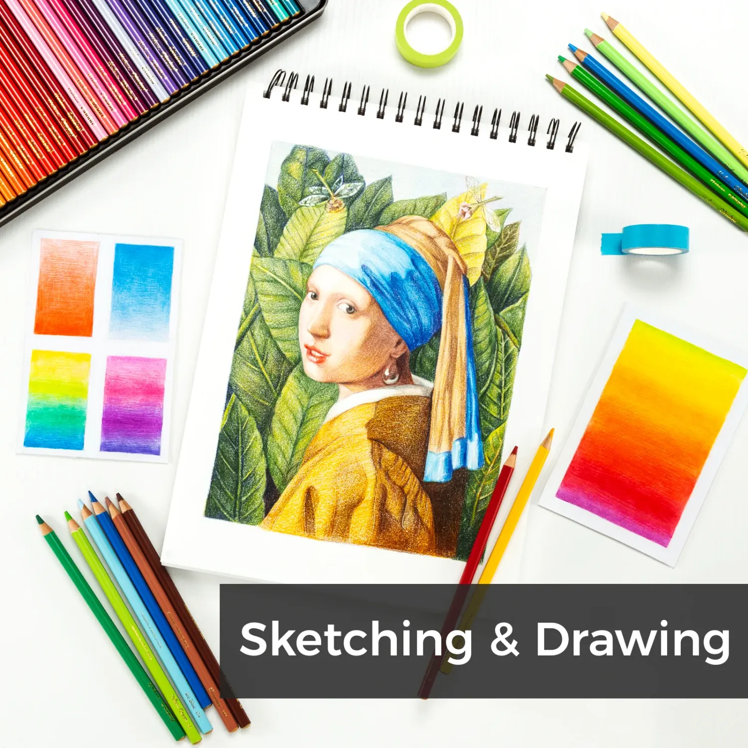 Ohuhu Halawa Series Σετ 72 Oil-based Ξυλομπογιές