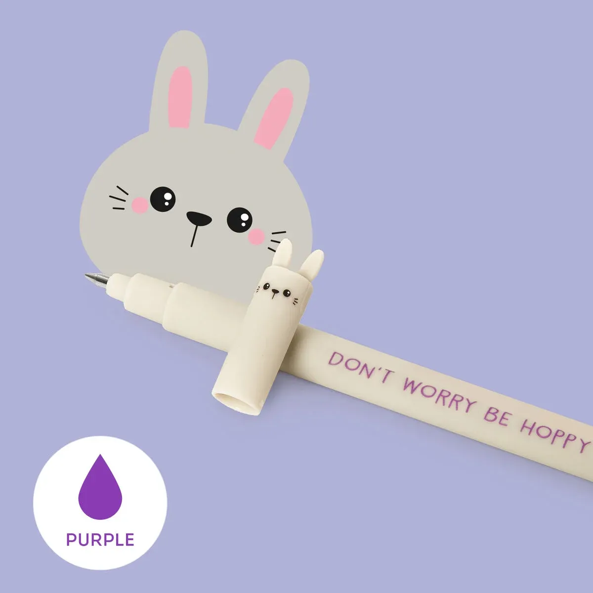 Legami Στυλό Gel Erasable "Don't Worry Be Hoppy" Bunny  Πάχος Μύτης 0.7mm