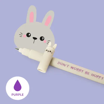 Legami Στυλό Gel Erasable "Don't Worry Be Hoppy" Bunny  Πάχος Μύτης 0.7mm