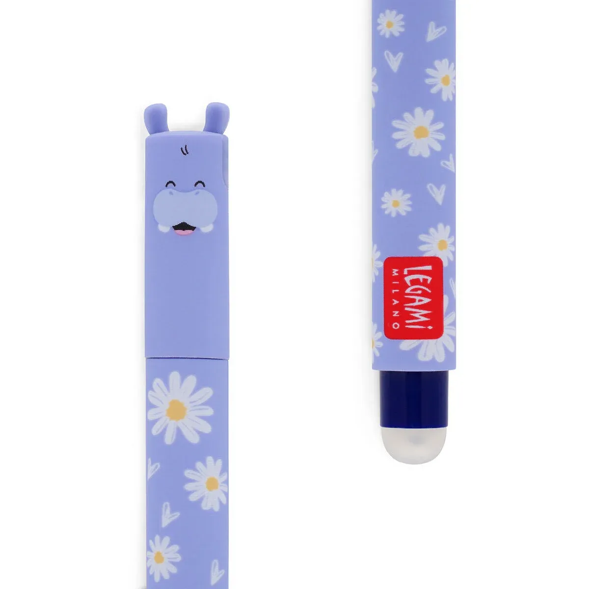 Legami Στυλό Gel Erasable Hip Hippo Hooray! Hippo  Πάχος Μύτης 0.7mm