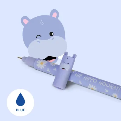 Legami Στυλό Gel Erasable Hip Hippo Hooray! Hippo  Πάχος Μύτης 0.7mm