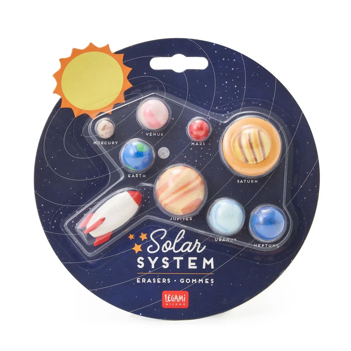 Legami  σετ γόμας 9 τεμαχίων  Solar System