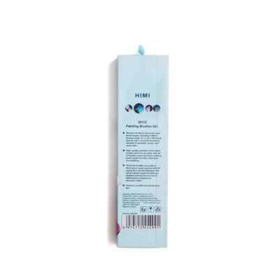 HIMI Brush Σετ 5 Πινέλων (Blue)