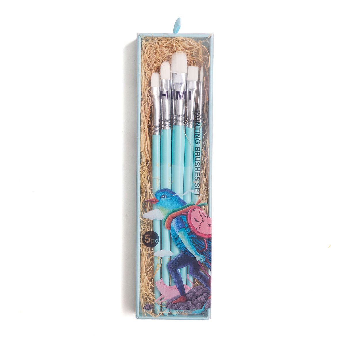 HIMI Brush Σετ 5 Πινέλων (Blue)