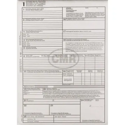 Φορτωτική Αυτοκινήτου Εξωτερικού (CMR) 20Χ29, 50Χ4