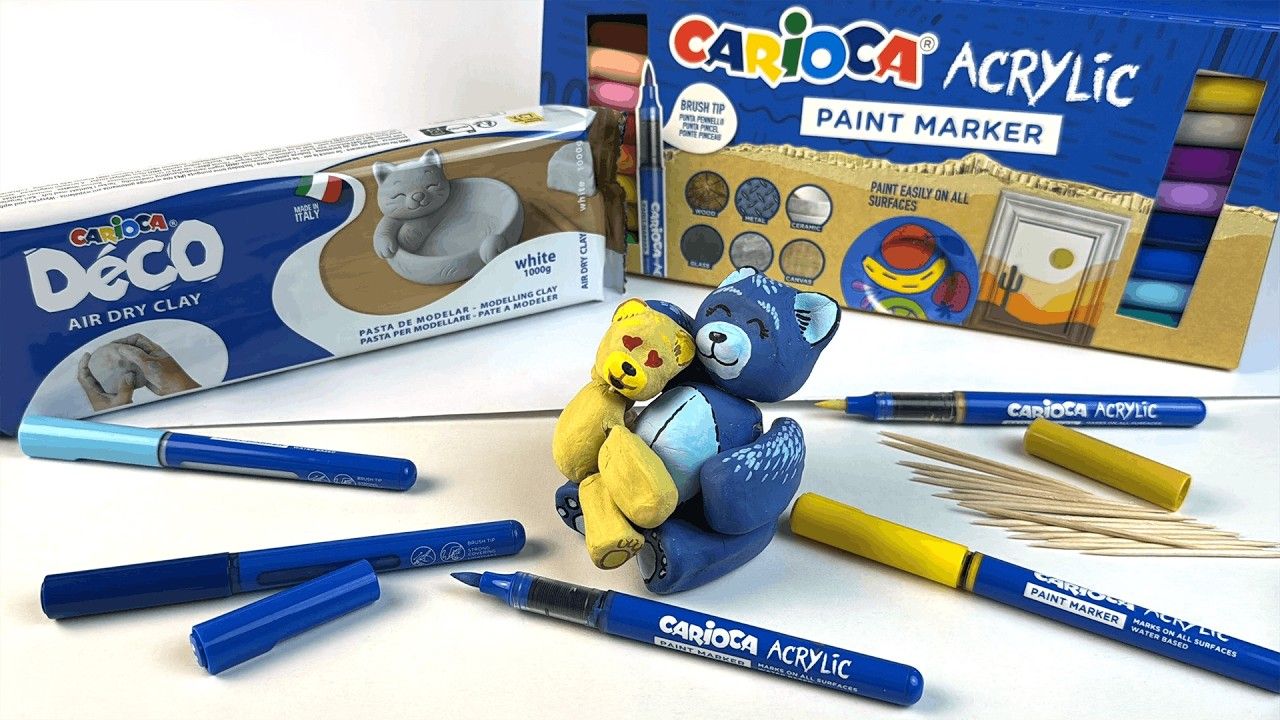 ΠΗΛΟΣ CARIOCA DECO ΛΕΥΚΟΣ 500gr.
