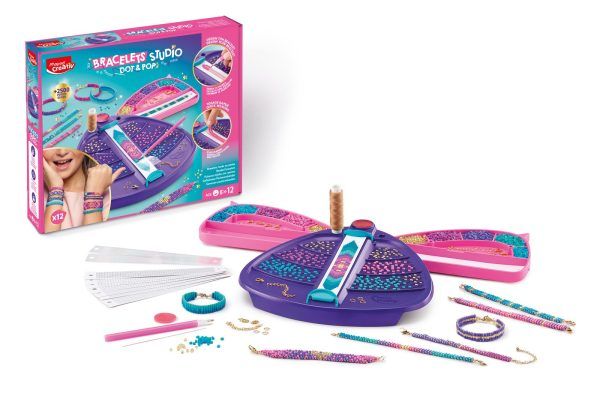 Βραχιόλια Dot &amp; Pop Studio – Κιτ κατασκευής βραχιολιών με χάντρες