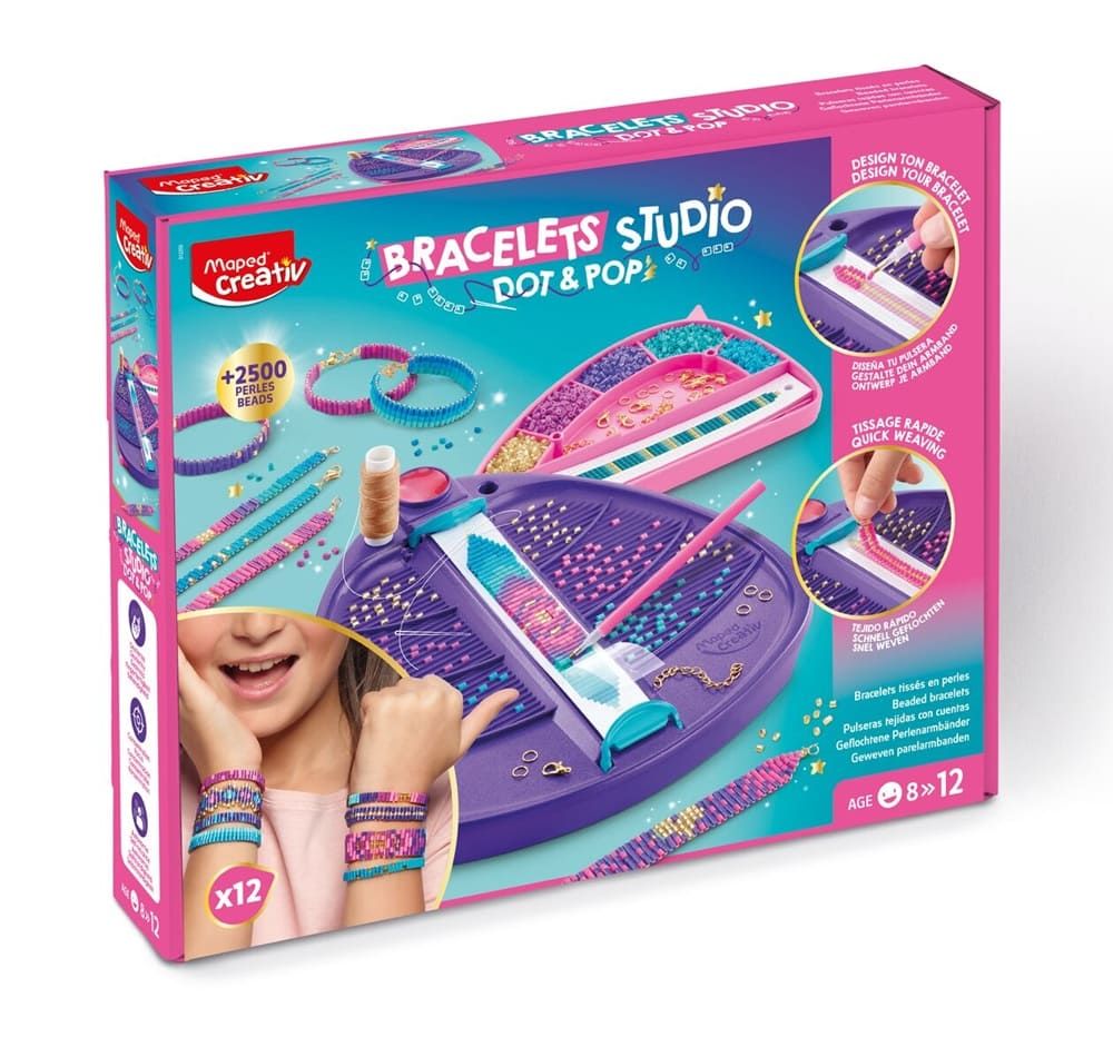 Βραχιόλια Dot &amp; Pop Studio – Κιτ κατασκευής βραχιολιών με χάντρες