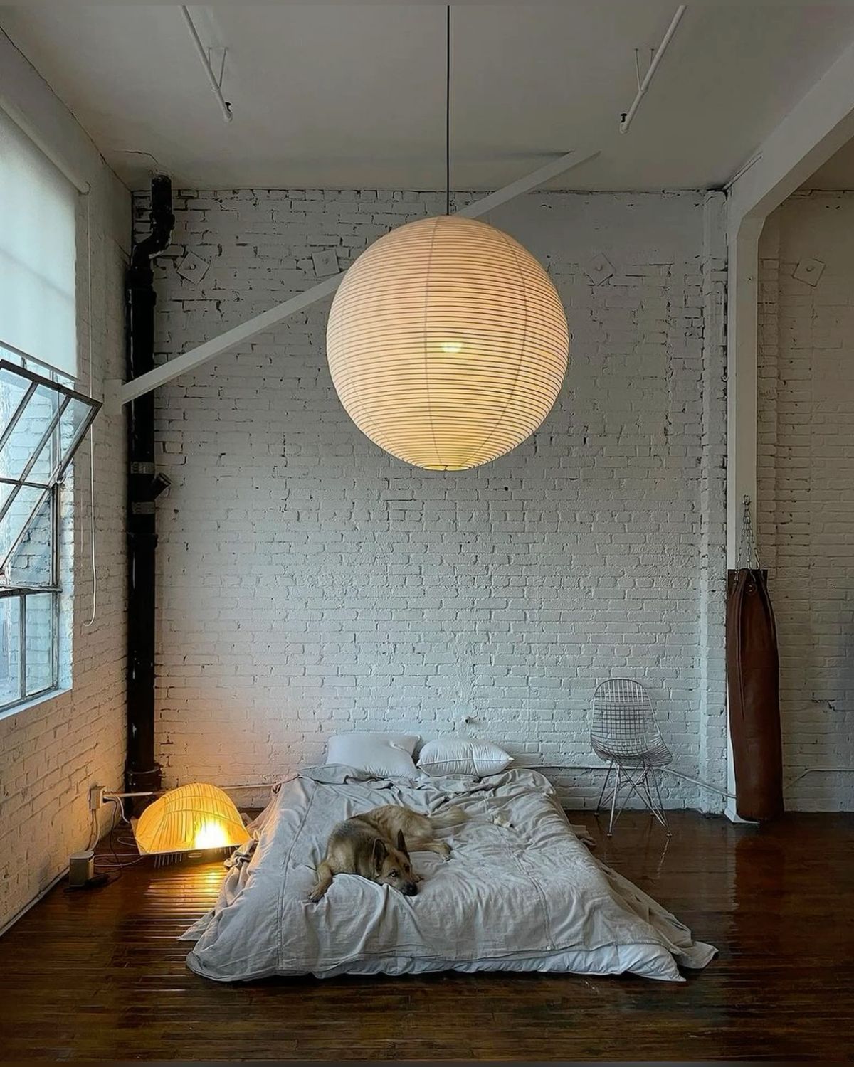 Rice Paper Lamp + Bulb