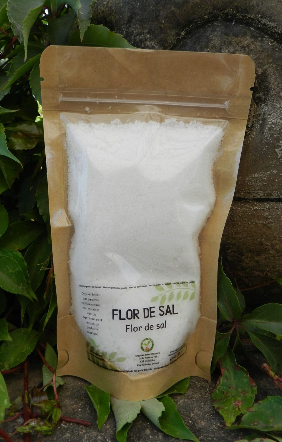Salt,  flor de sal (fleur de sel) Colima 250 gms