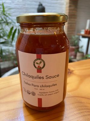 Salsa para Chilaquiles Rojos 480 ml . Salsa para chilaquiles rojos  480 ml