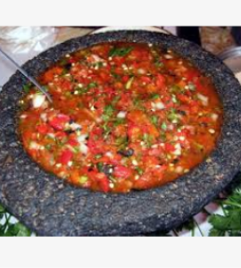Salsa Mexicana Fresca 1/2 litro . Fresh Mexican Salsa (Pico de Gallo) 1/2 liter
