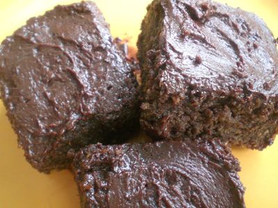Brownie, gluten free, low sugar.