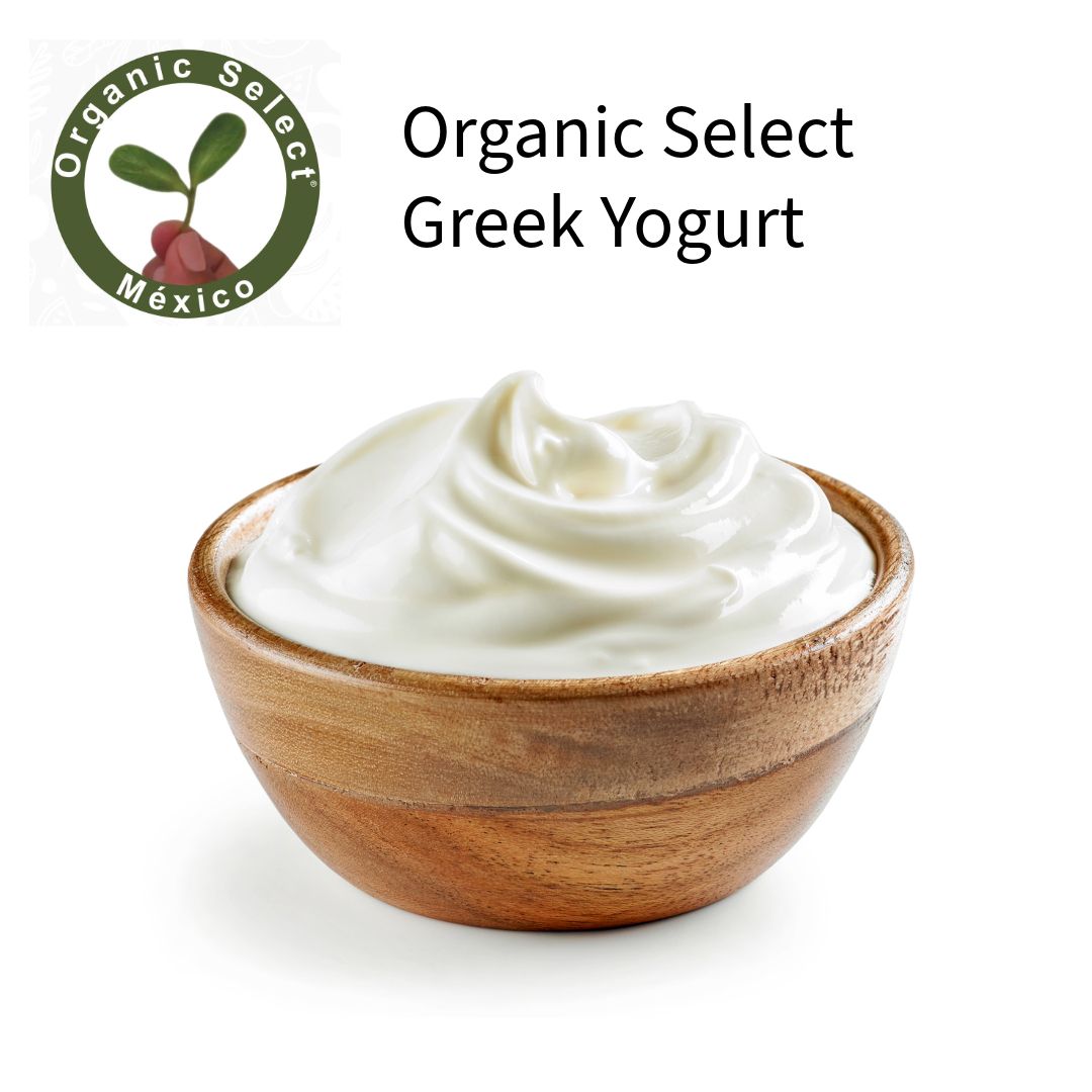 Organic Select Greek yogurt from the herd.