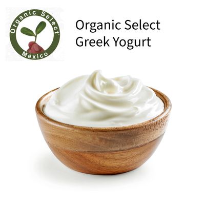 Organic Select Greek yogurt from the herd.