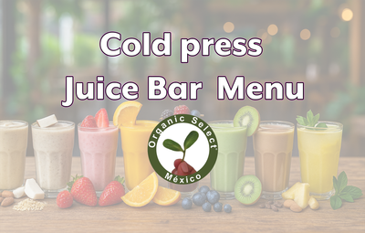 Menú Juice  Bar