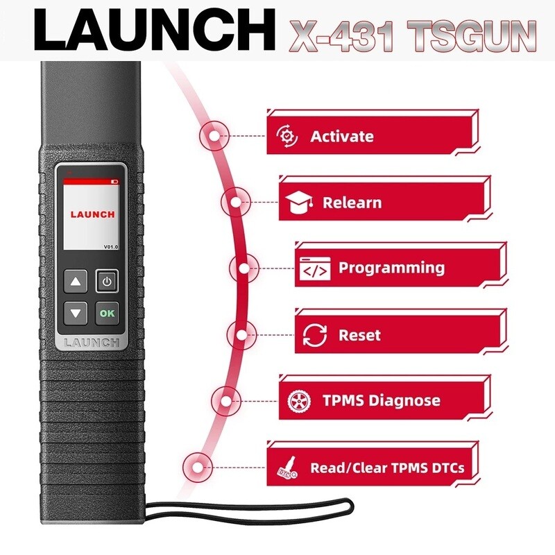 Launch X431 TSGUN - устройство за TPMS сензори
