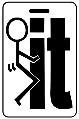 "F" It with Black Logo