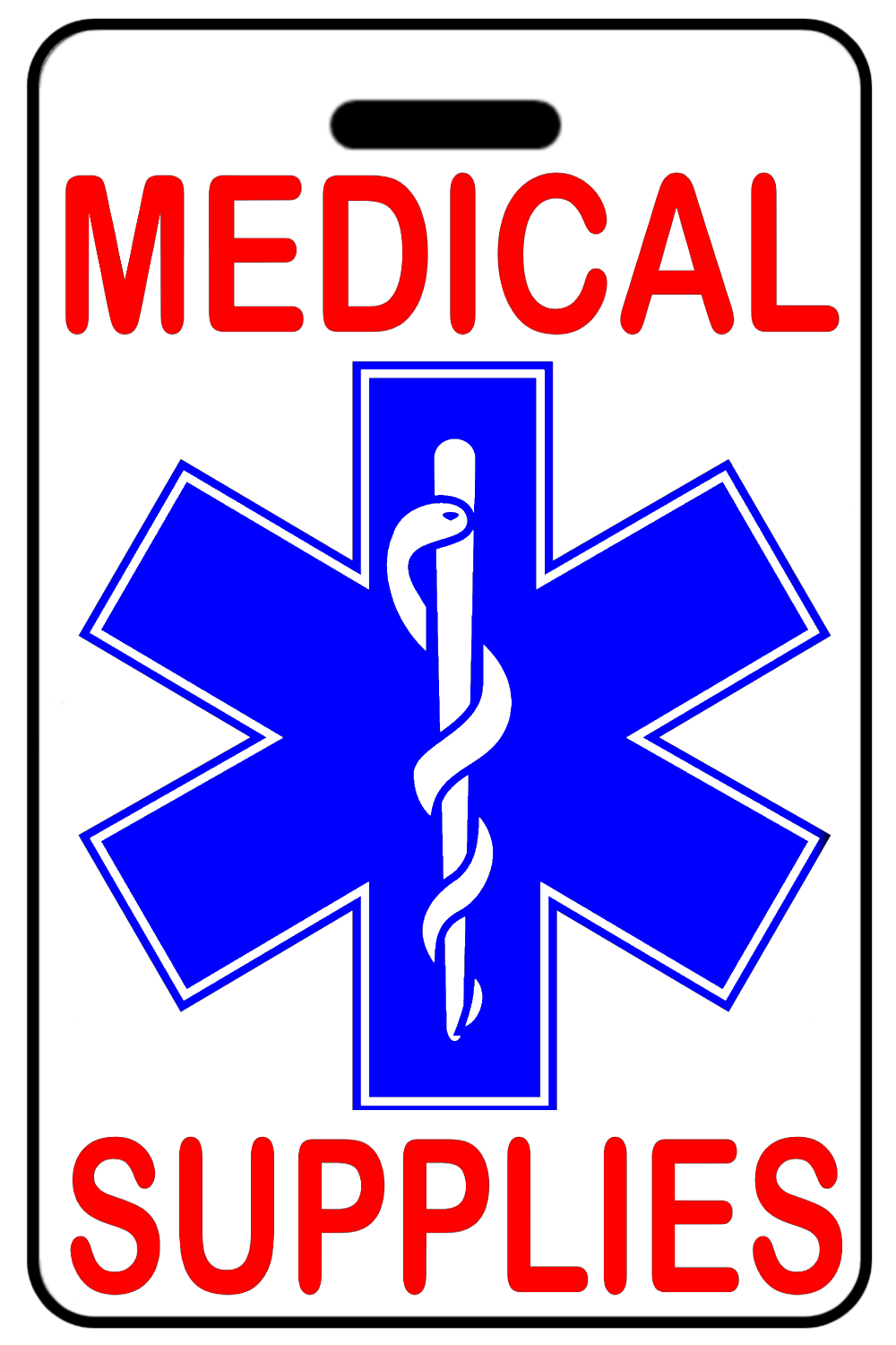 Medical Supplies, Tag Color: White