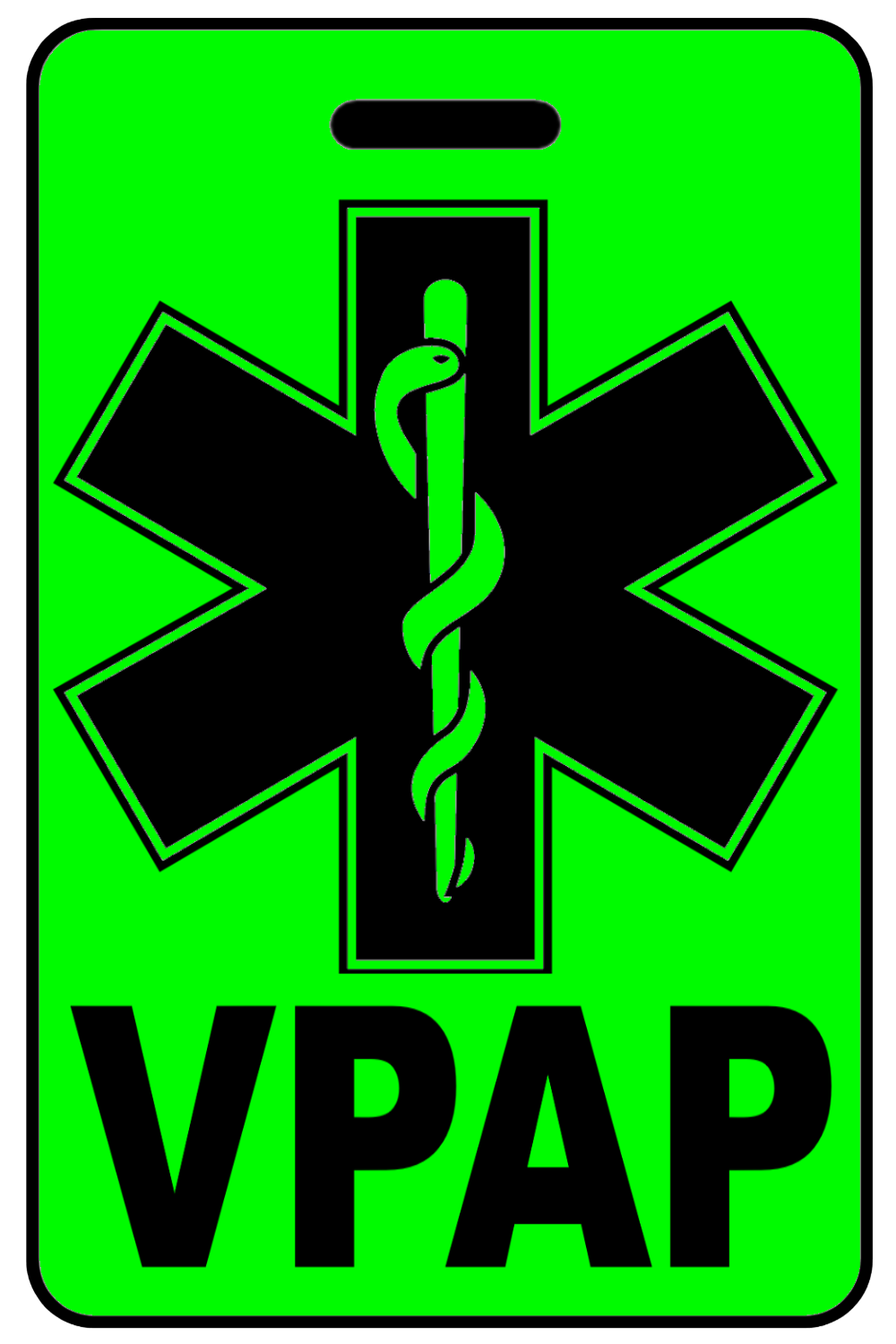 Hi-Viz VPAP, Tag Color: Hi-Viz Green