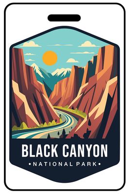 Retro Black Canyon of the Gunnison National Park