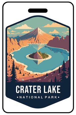 Retro Crater Lake National Park