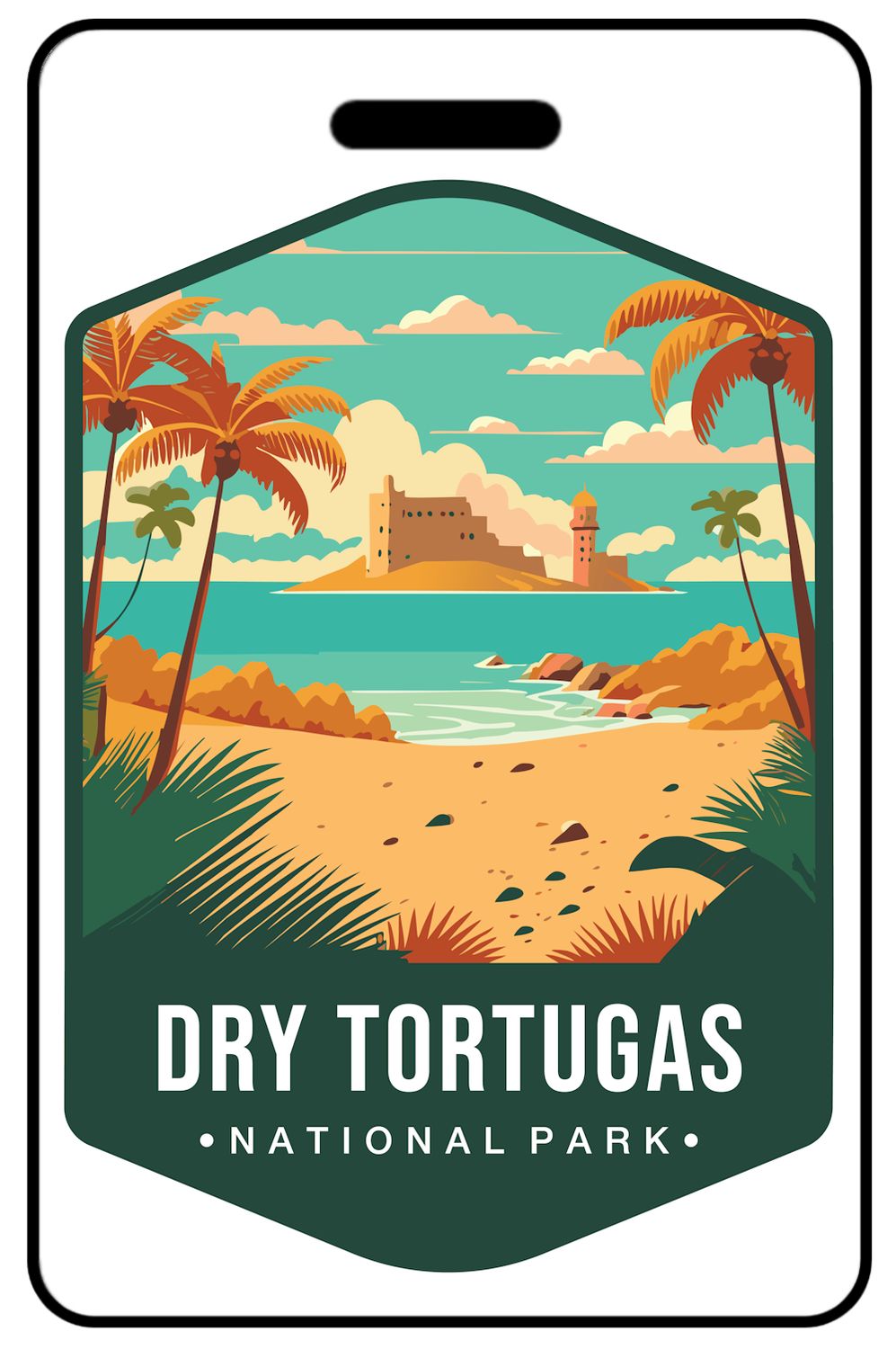 Retro Dry Tortugas National Park
