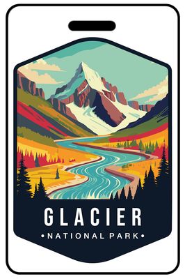 Retro Glacier National Park
