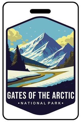 Retro Gates of the Arctic National Park
