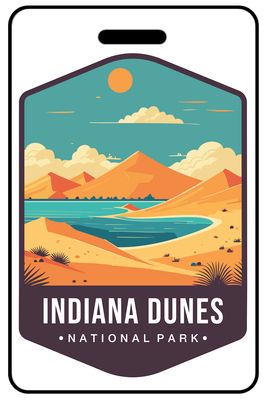 Retro Indiana Dunes National Park