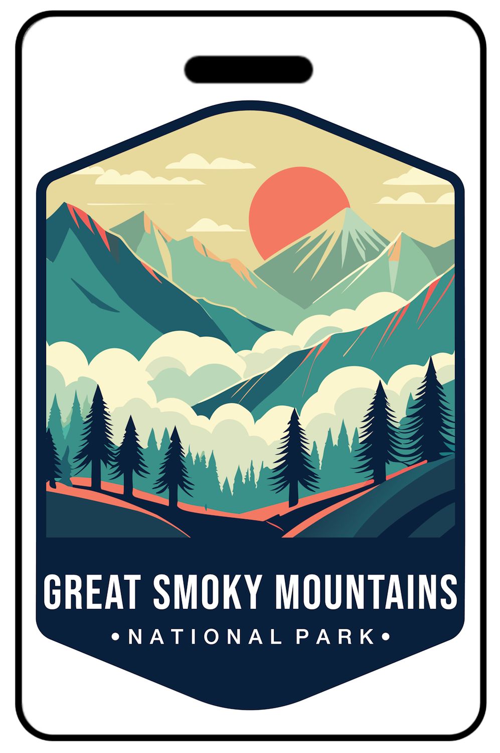 Retro Great Smoky Mountains National Park