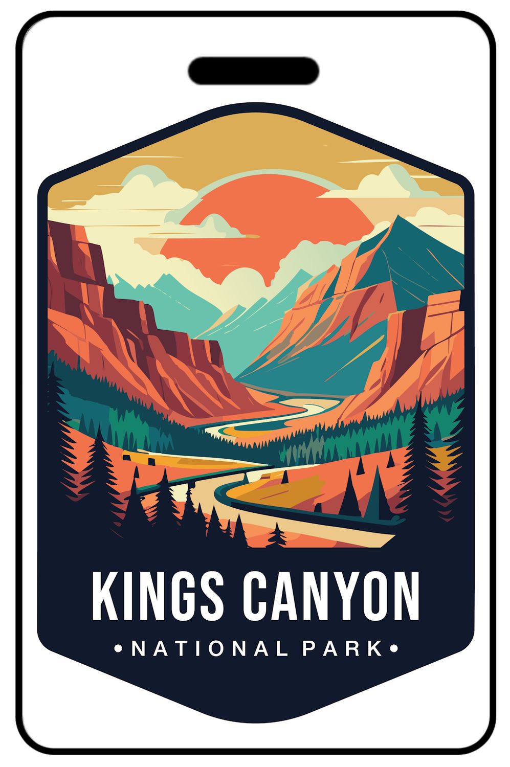 Retro Kings Canyon National Park