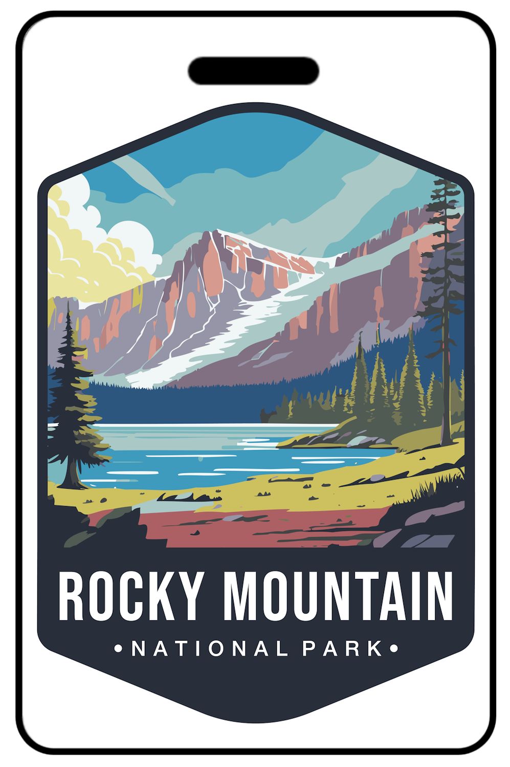 Retro Rocky Mountain National Park