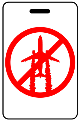Ban ChemTrails with Red Logo
