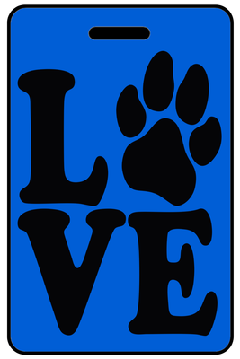 Hi-Viz Love Paw Print