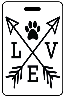Love with Paw Print