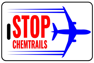 STOP ChemTrails with Blue Logo